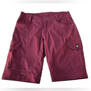 KUHL Women's Outdoor Cranberry Long Shorts Size 4